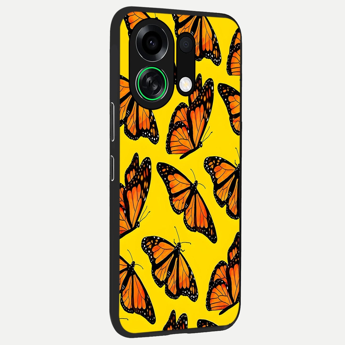  Golden Wing Flight back cover For Oppo K13 Turbo slim fit glass case with vibrant aesthetic design