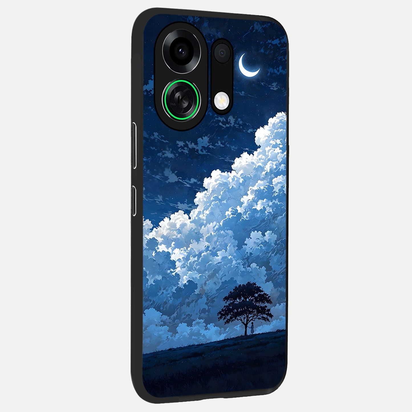  Midnight Sky Serenity back cover For Oppo K13 Turbo slim fit glass case with vibrant aesthetic design