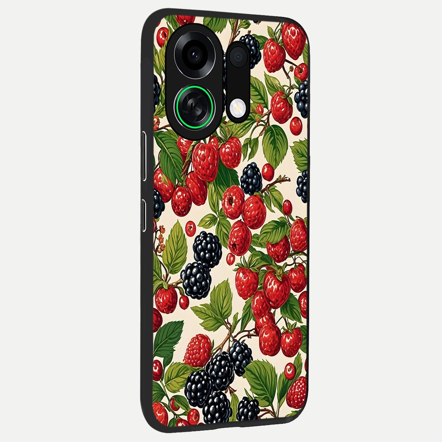  Mixed Berry Collage back cover For Oppo K13 Turbo slim fit glass case with vibrant aesthetic design
