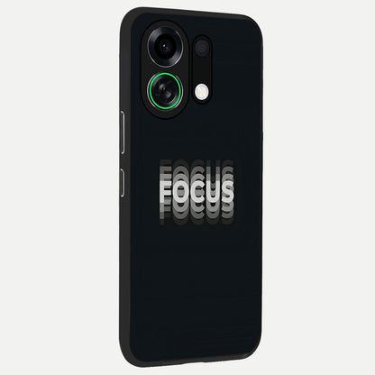  Mono Focus Vision back cover For Oppo K13 Turbo slim fit glass case with vibrant aesthetic design