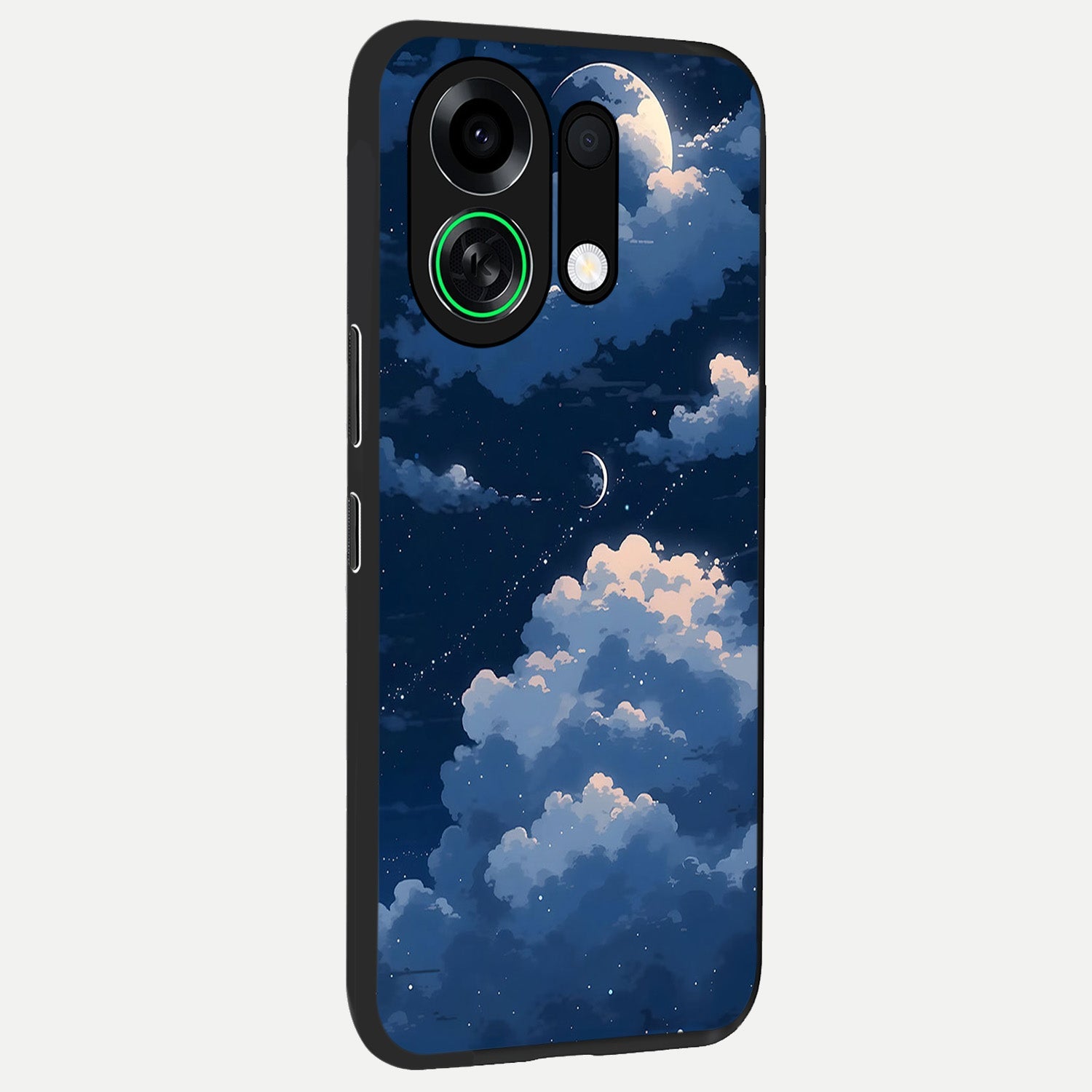  Moon Dream Haze back cover For Oppo K13 Turbo slim fit glass case with vibrant aesthetic design