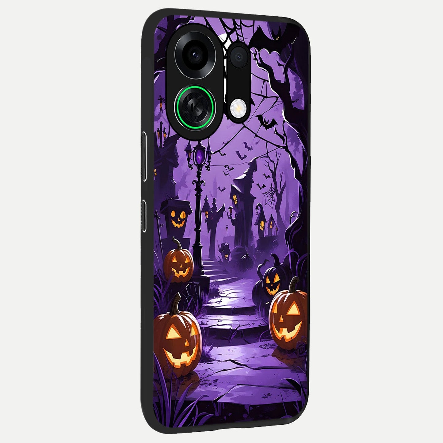  Pumpkin Patch Halloween back cover For Oppo K13 Turbo slim fit glass case with vibrant aesthetic design