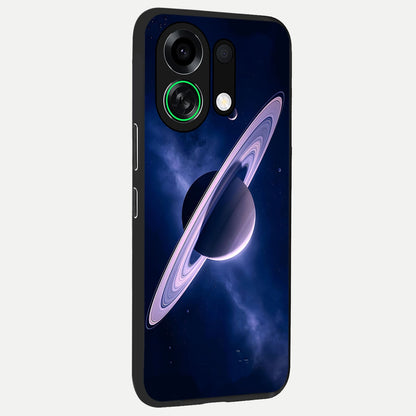  Saturn Ring Mystique back cover For Oppo K13 Turbo slim fit glass case with vibrant aesthetic design