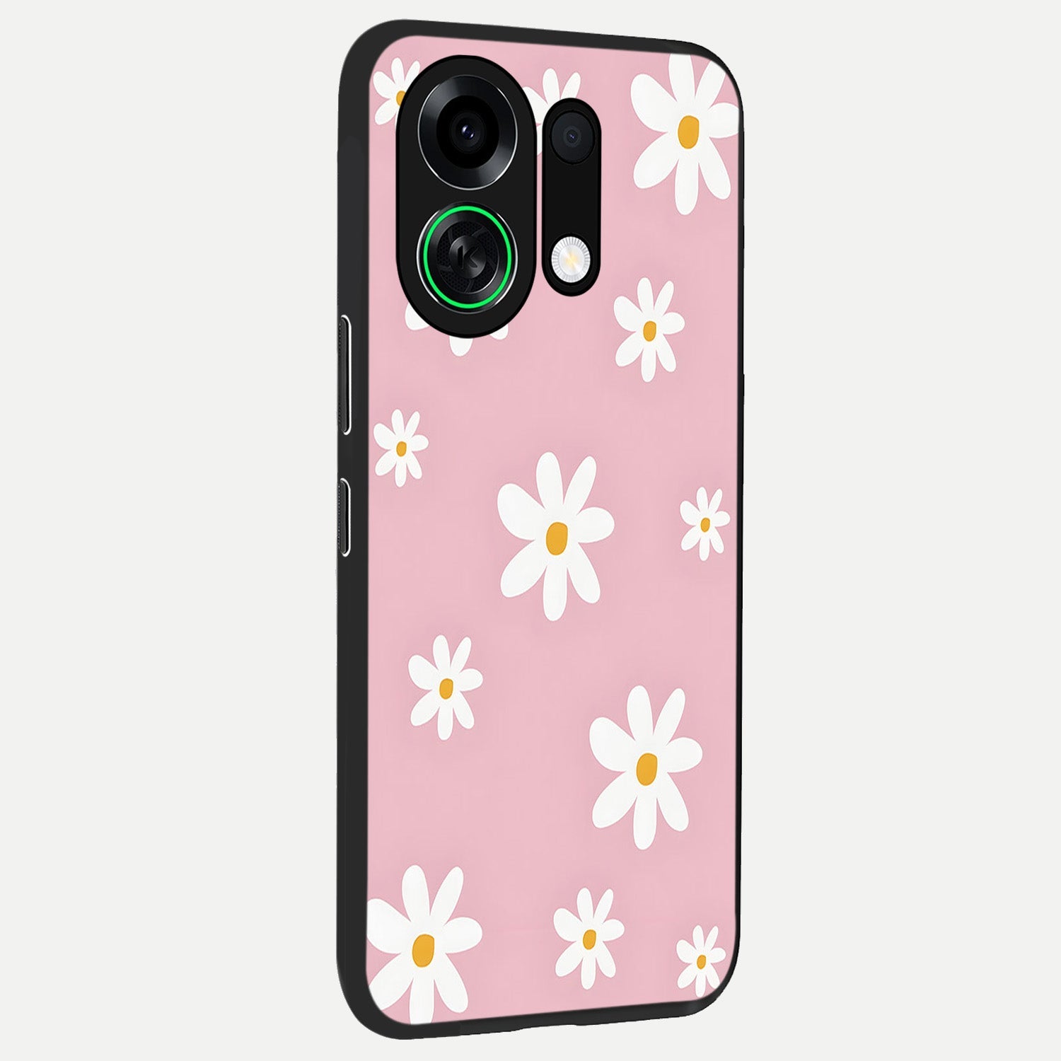  Soft Daisy Bliss back cover For Oppo K13 Turbo slim fit glass case with vibrant aesthetic design