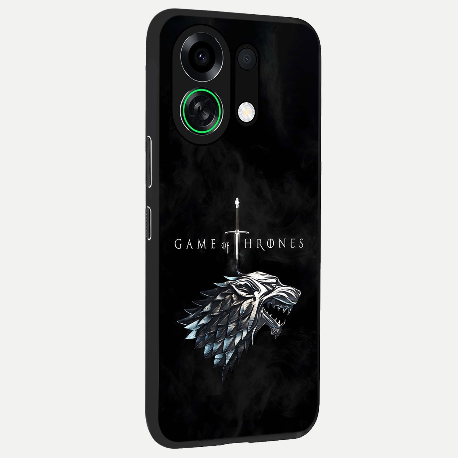  Throne Wolf Legacy back cover For Oppo K13 Turbo slim fit glass case with vibrant aesthetic design