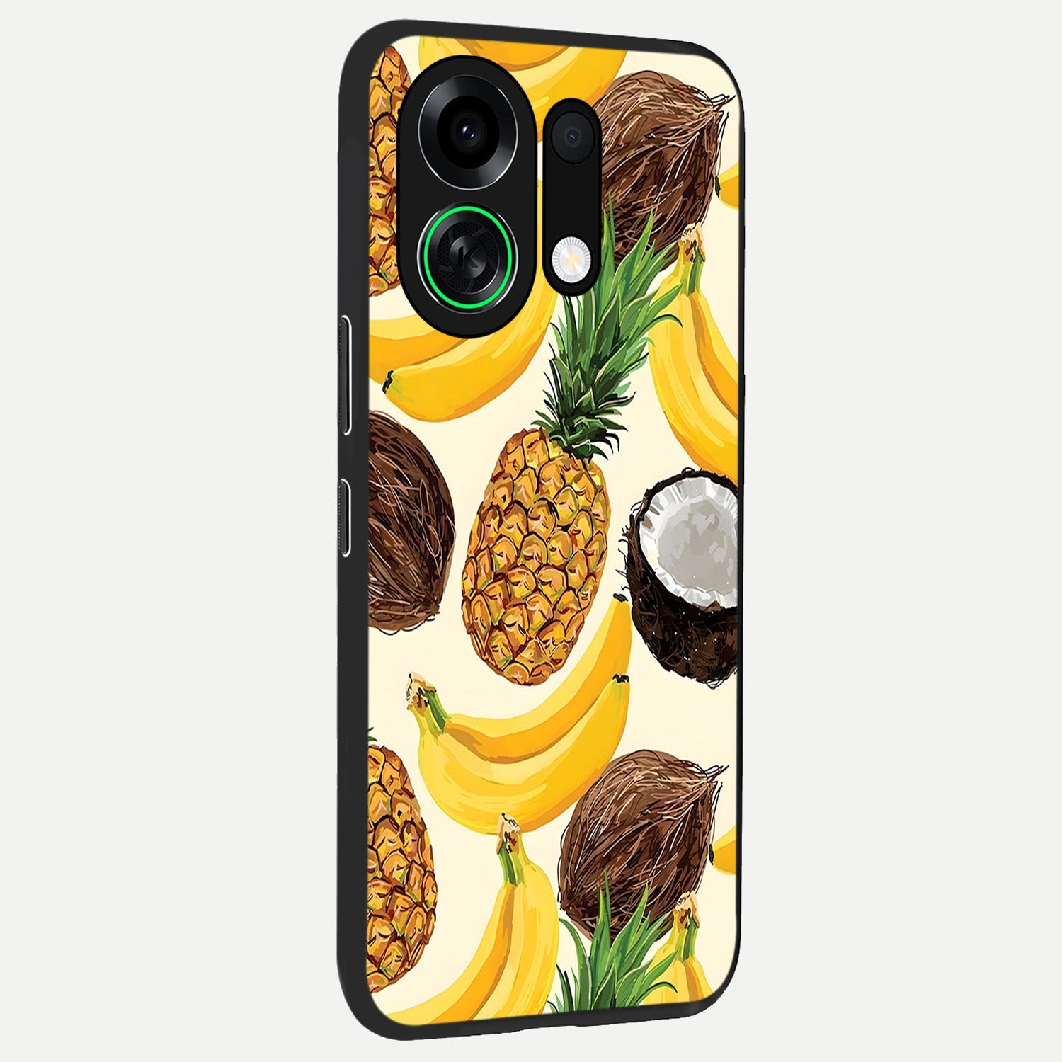 Tropical Fruit Mood back cover For Oppo K13 Turbo slim fit glass case with vibrant aesthetic design
