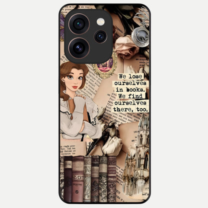  Bookish Dream World Glass Case For Oppo Reno 15 Pro back cover – full design glossy printed glass finish