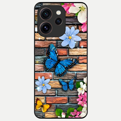  Brick Bloom Flight Glass Case For Oppo Reno 15 Pro back cover – full design glossy printed glass finish