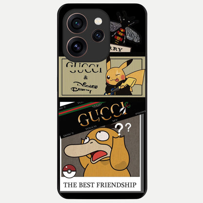  Cartoon Brand Play Mashup Glass Case For Oppo Reno 15 Pro back cover – full design glossy printed glass finish