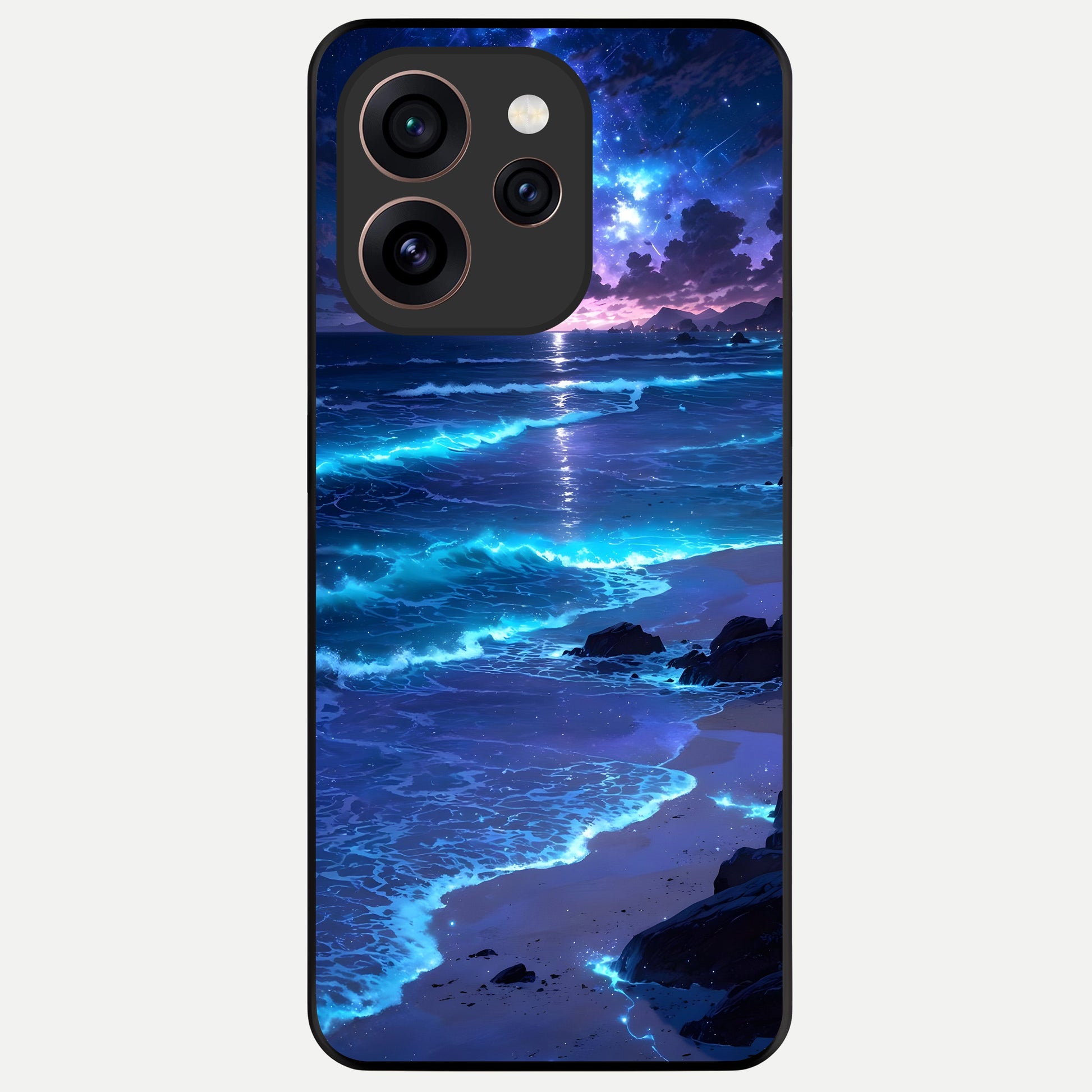  Classic Damn Look Glass Case For Oppo Reno 15 Pro back cover – full design glossy printed glass finish