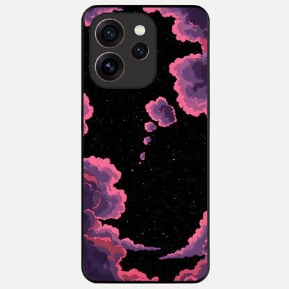  Cosmic Cloud Journey Glass Case For Oppo Reno 15 Pro back cover – full design glossy printed glass finish