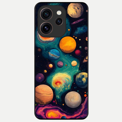  Cosmic Planet Journey Glass Case For Oppo Reno 15 Pro back cover – full design glossy printed glass finish