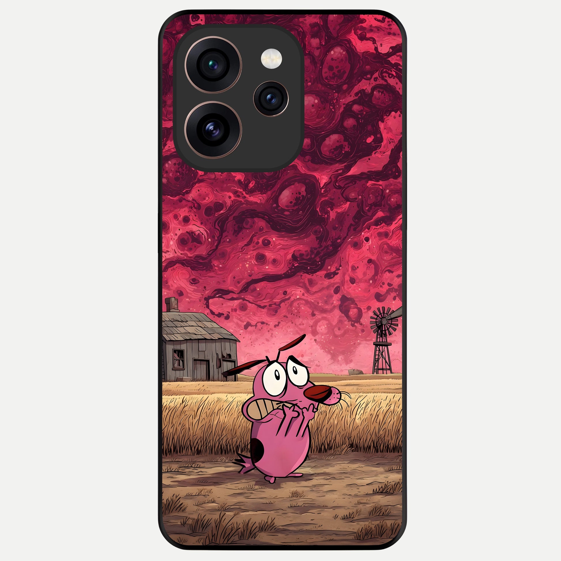  Courage Under Sky Glass Case For Oppo Reno 15 Pro back cover – full design glossy printed glass finish
