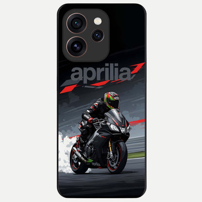  Dark Aprilla Glass Case For Oppo Reno 15 Pro back cover – full design glossy printed glass finish