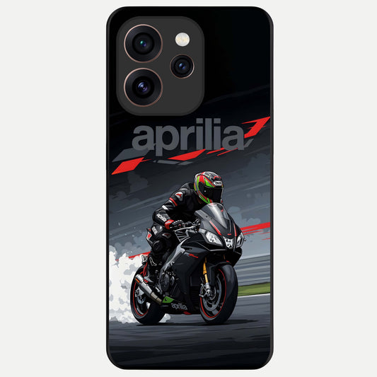  Dark Aprilla Glass Case For Oppo Reno 15 Pro back cover – full design glossy printed glass finish