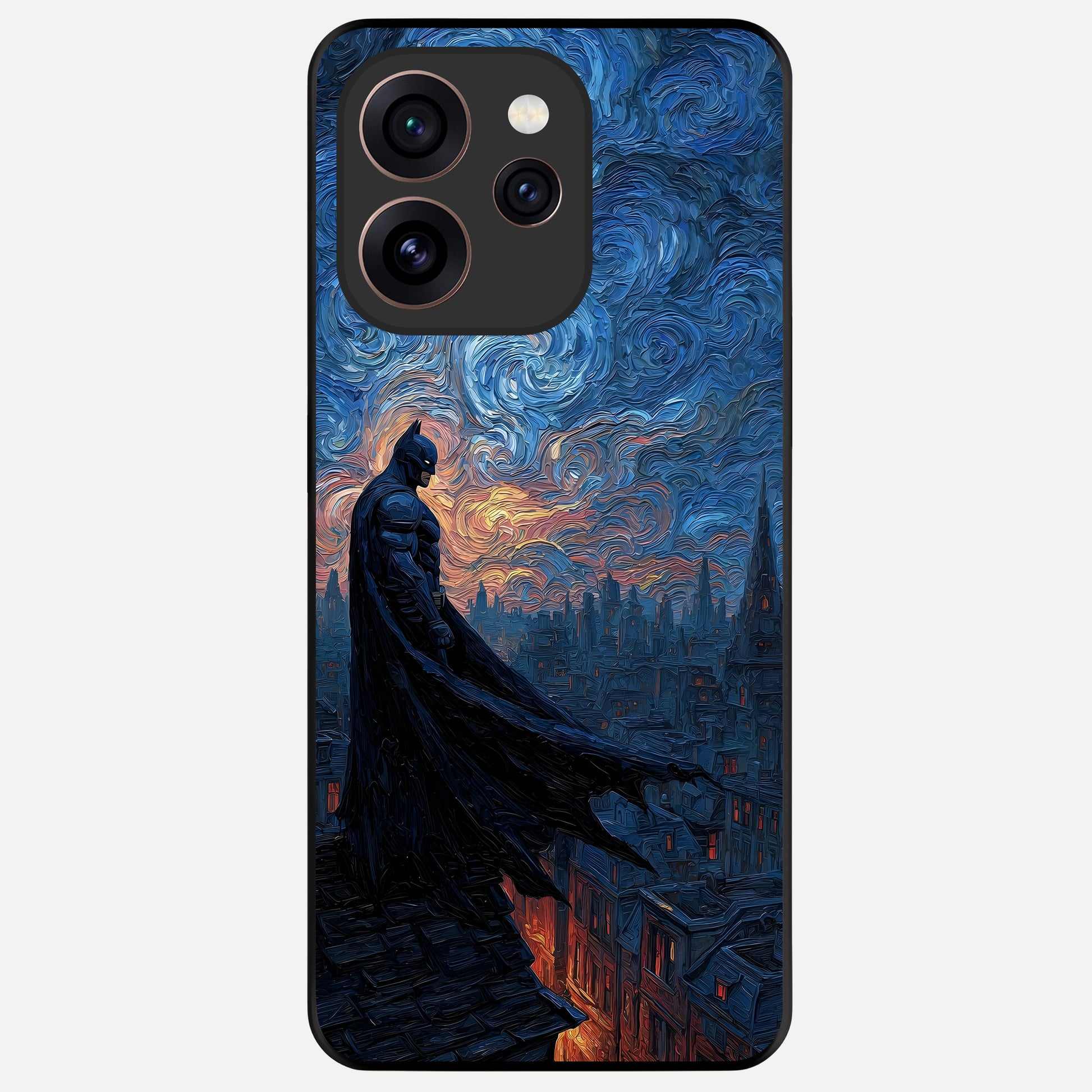  Dark Knight Dusk Glass Case For Oppo Reno 15 Pro back cover – full design glossy printed glass finish