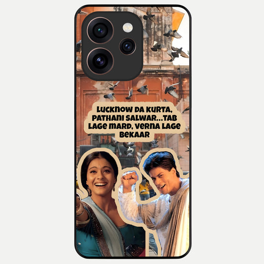  Desi Retro Vibes Glass Case For Oppo Reno 15 Pro back cover – full design glossy printed glass finish