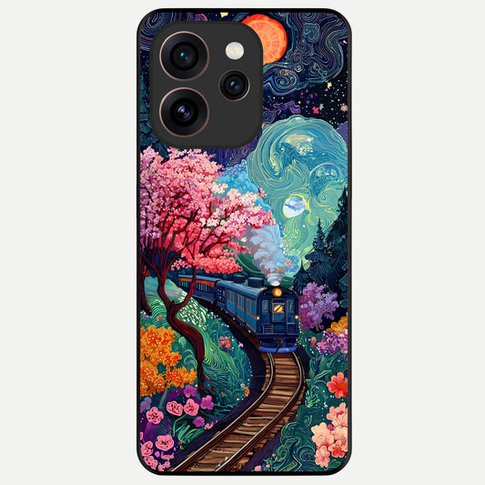  Digital Art Glass Case For Oppo Reno 15 Pro back cover – full design glossy printed glass finish