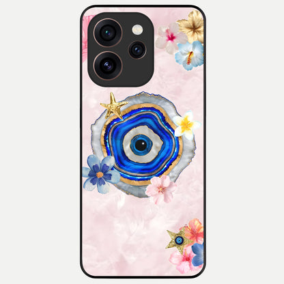  Divine Aura Bloom Glass Case For Oppo Reno 15 Pro back cover – full design glossy printed glass finish