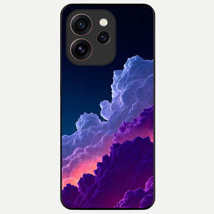  Dreamy Cloud Skies Glass Case For Oppo Reno 15 Pro back cover – full design glossy printed glass finish