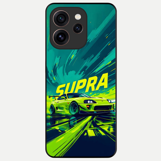  Electric Supra Thunder Glass Case For Oppo Reno 15 Pro back cover – full design glossy printed glass finish