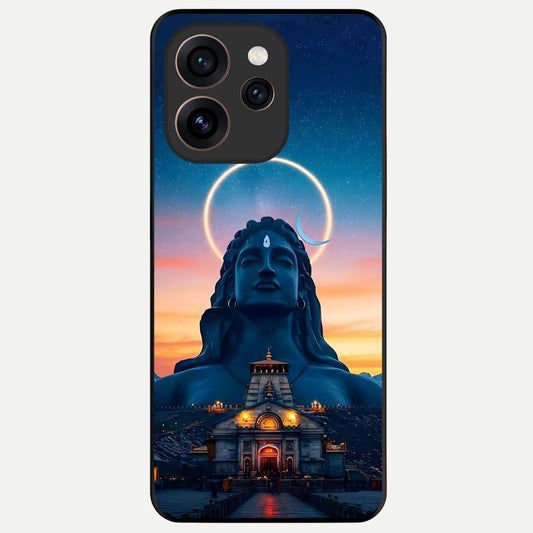  Eternal Shiva Aura Glass Case For Oppo Reno 15 Pro back cover – full design glossy printed glass finish