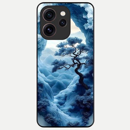  Frozen Serenity Gate Glass Case For Oppo Reno 15 Pro back cover – full design glossy printed glass finish