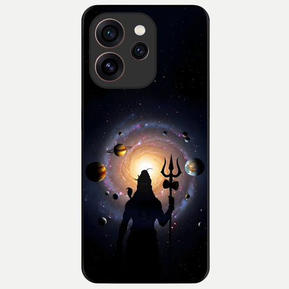  Galactic Shiva Vision Glass Case For Oppo Reno 15 Pro back cover – full design glossy printed glass finish