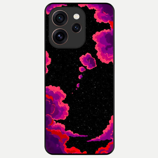  Galaxy Dream Frame Glass Case For Oppo Reno 15 Pro back cover – full design glossy printed glass finish