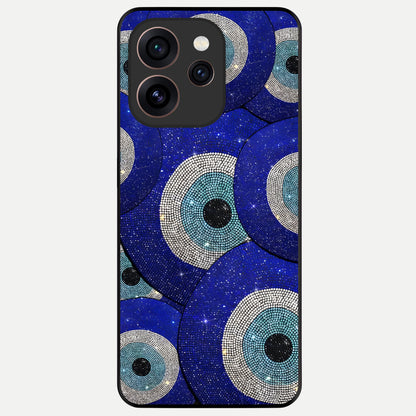  Galaxy Eye Flow Glass Case For Oppo Reno 15 Pro back cover – full design glossy printed glass finish