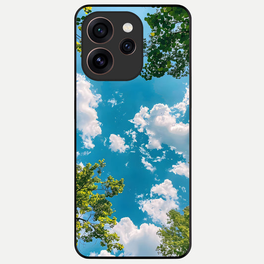  Green Moon Energy Glass Case For Oppo Reno 15 Pro back cover – full design glossy printed glass finish