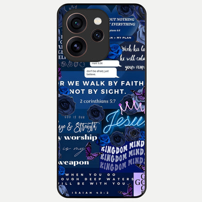  Kingdom Faith Glow Glass Case For Oppo Reno 15 Pro back cover – full design glossy printed glass finish