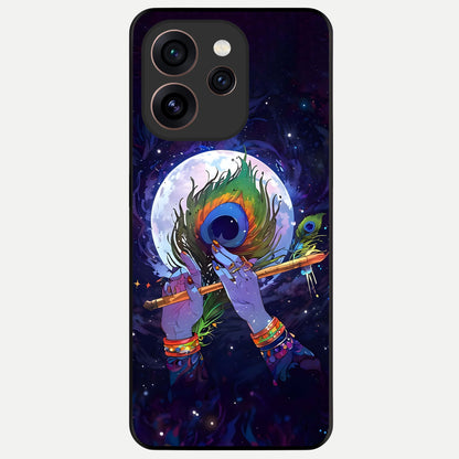  Krishna Hands Art Glass Case For Oppo Reno 15 Pro back cover – full design glossy printed glass finish