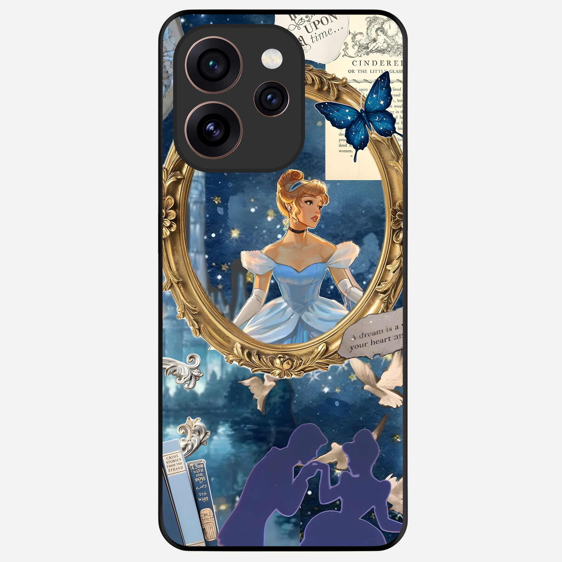  Midnight Queen Glass Case For Oppo Reno 15 Pro back cover – full design glossy printed glass finish