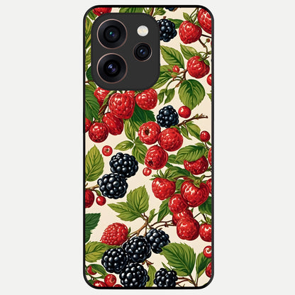  Mixed Berry Collage Glass Case For Oppo Reno 15 Pro back cover – full design glossy printed glass finish