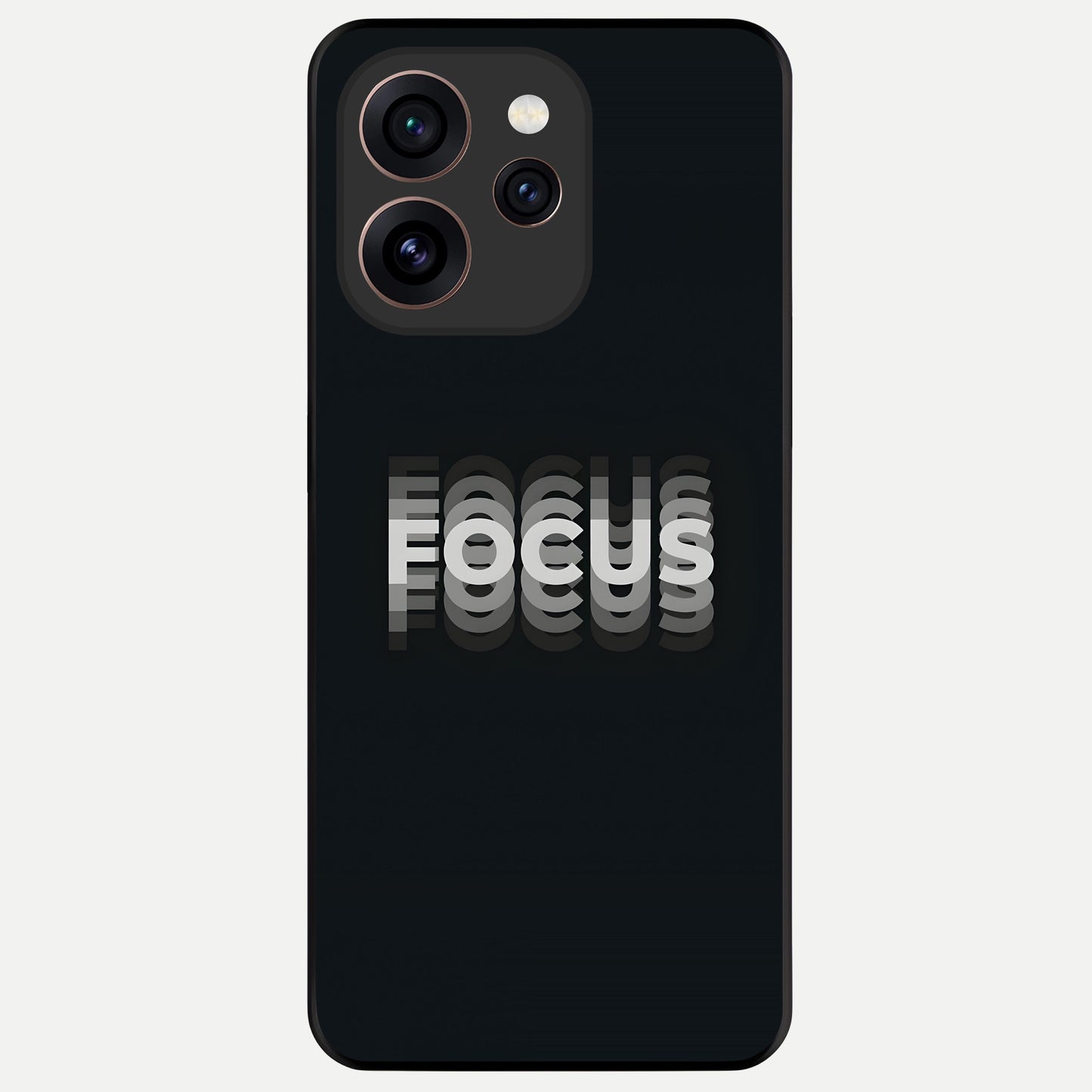  Mono Focus Vision Glass Case For Oppo Reno 15 Pro back cover – full design glossy printed glass finish