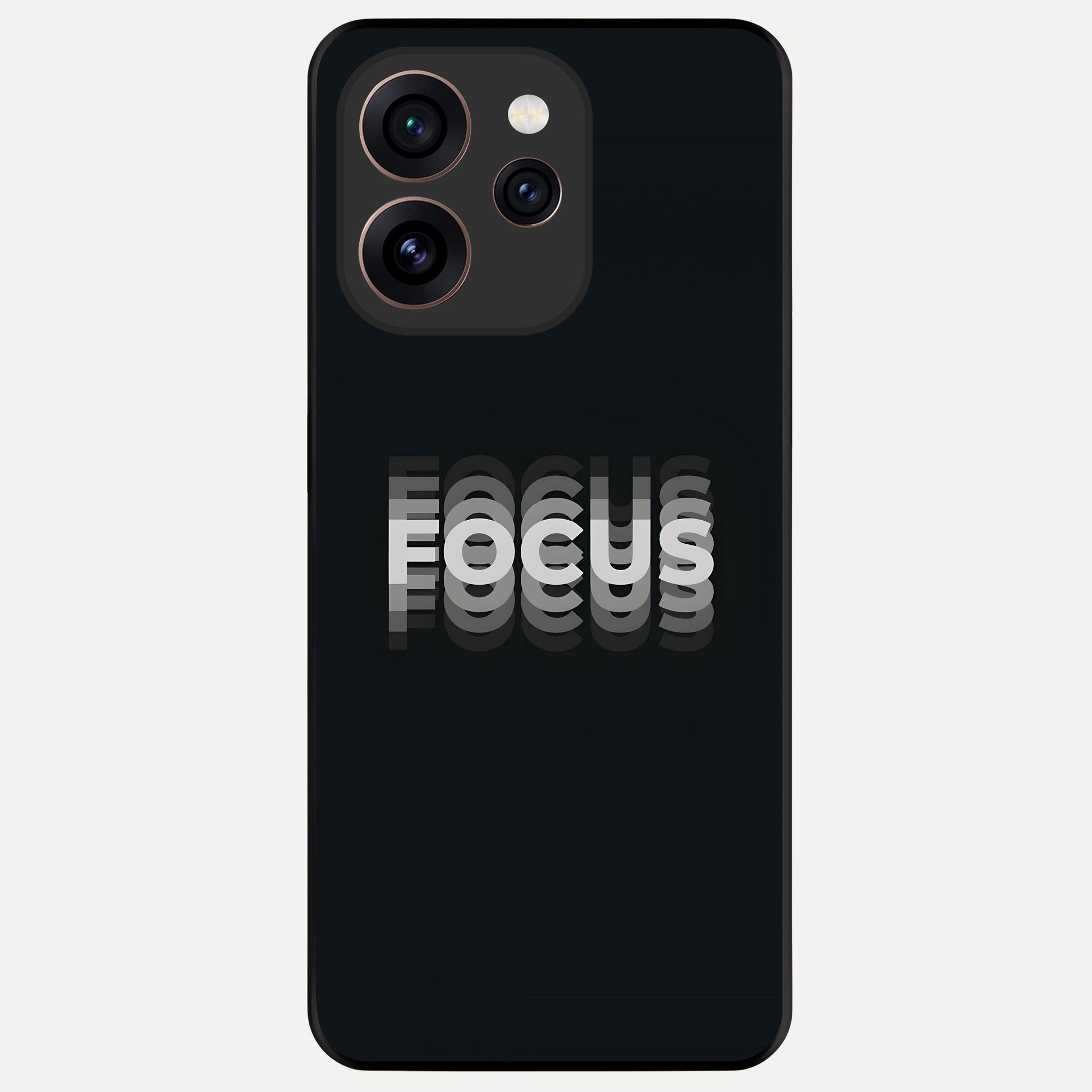  Mono Focus Vision Glass Case For Oppo Reno 15 Pro back cover – full design glossy printed glass finish