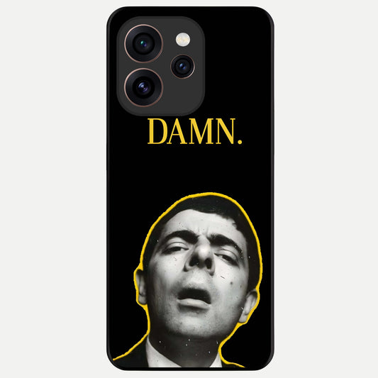  Mr Bean Damn Glass Case For Oppo Reno 15 Pro back cover – full design glossy printed glass finish