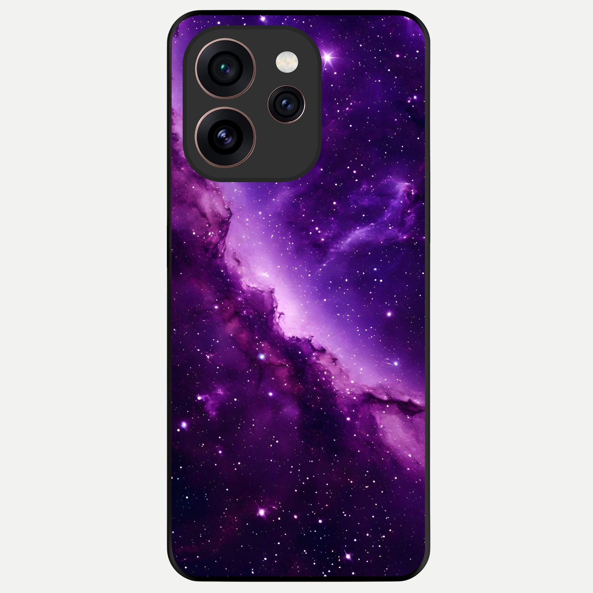  Purple Shade Sky Glass Case For Oppo Reno 15 Pro back cover – full design glossy printed glass finish