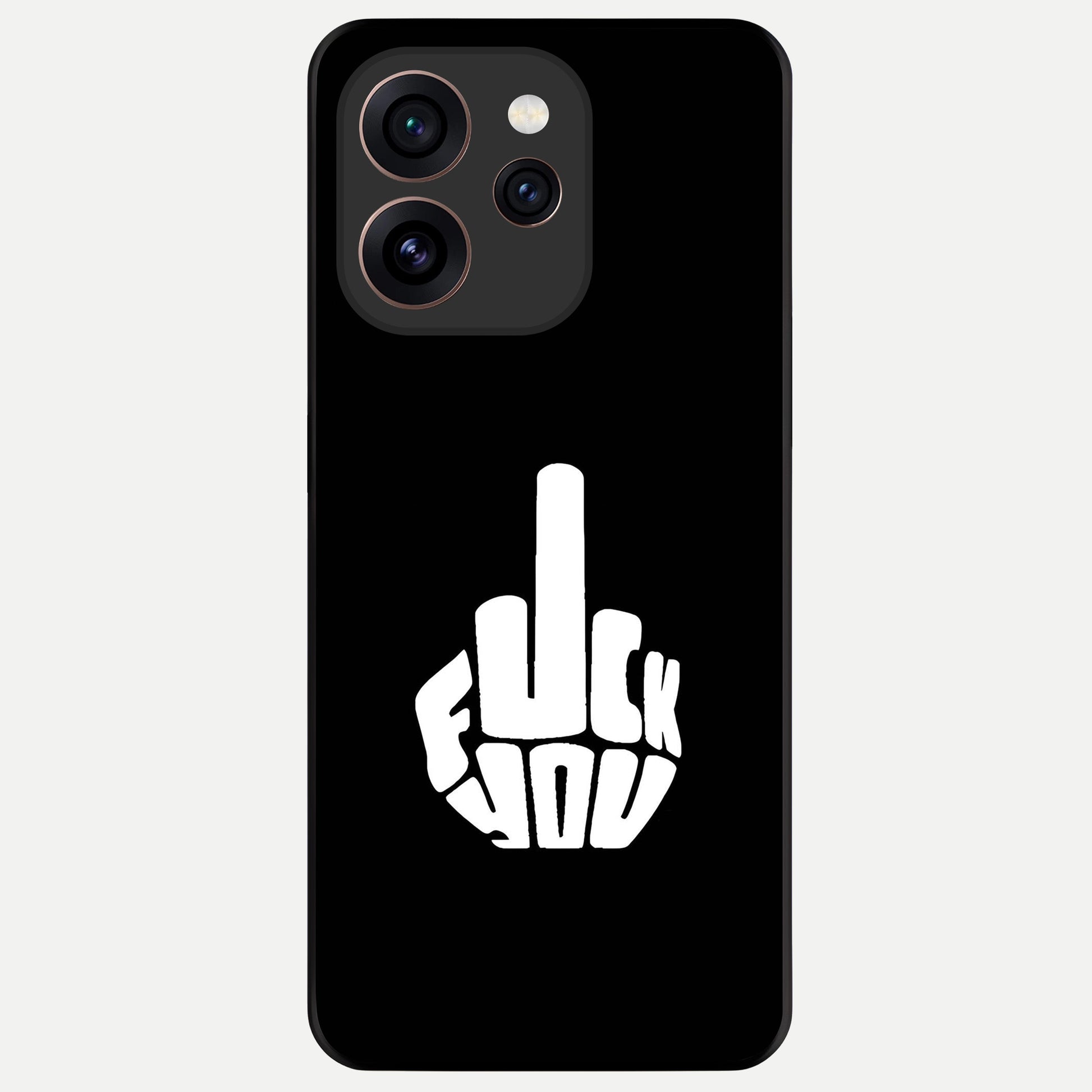 Rebel Mode On Glass Case For Oppo Reno 15 Pro back cover – full design glossy printed glass finish