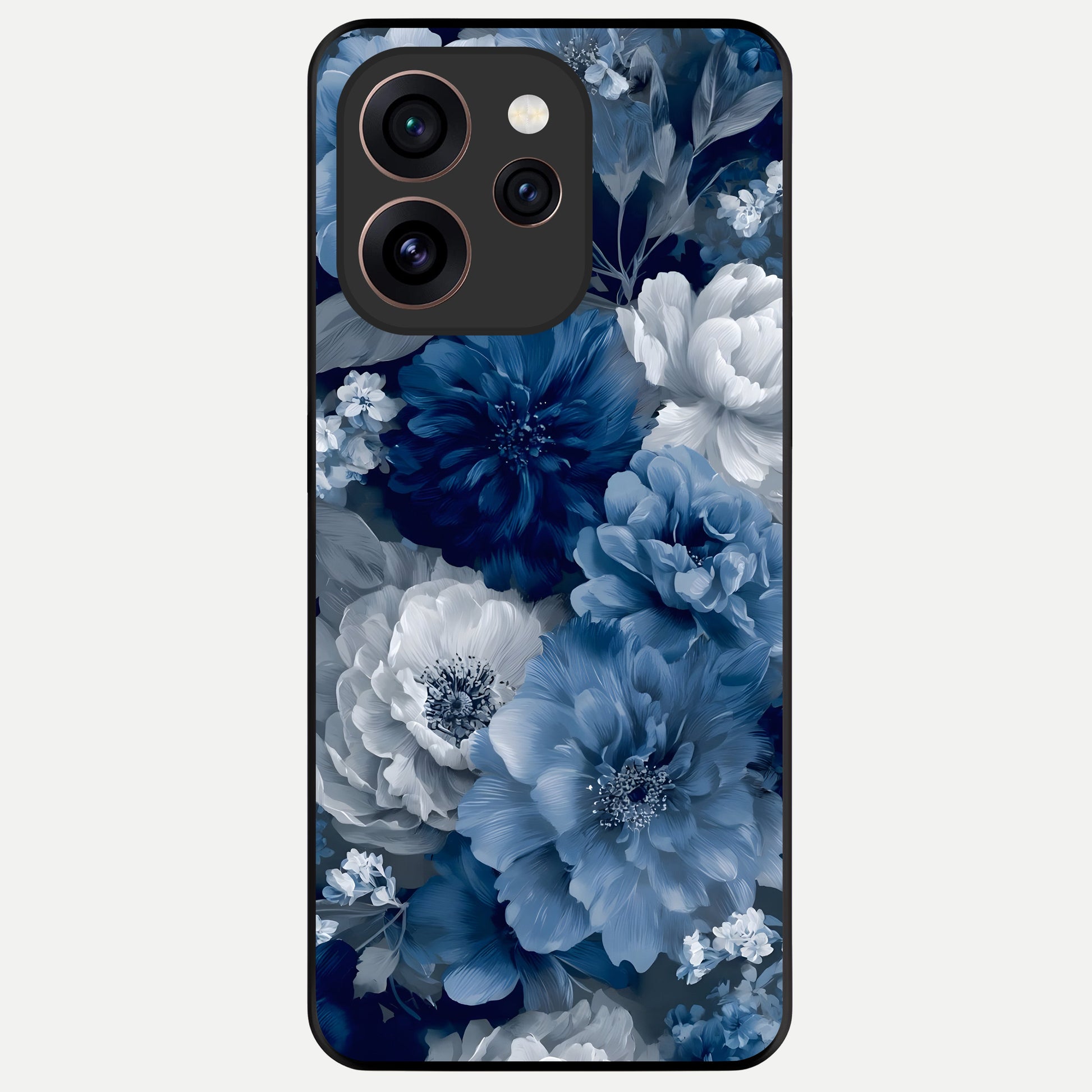  Royal Bloom Garden Glass Case For Oppo Reno 15 Pro back cover – full design glossy printed glass finish