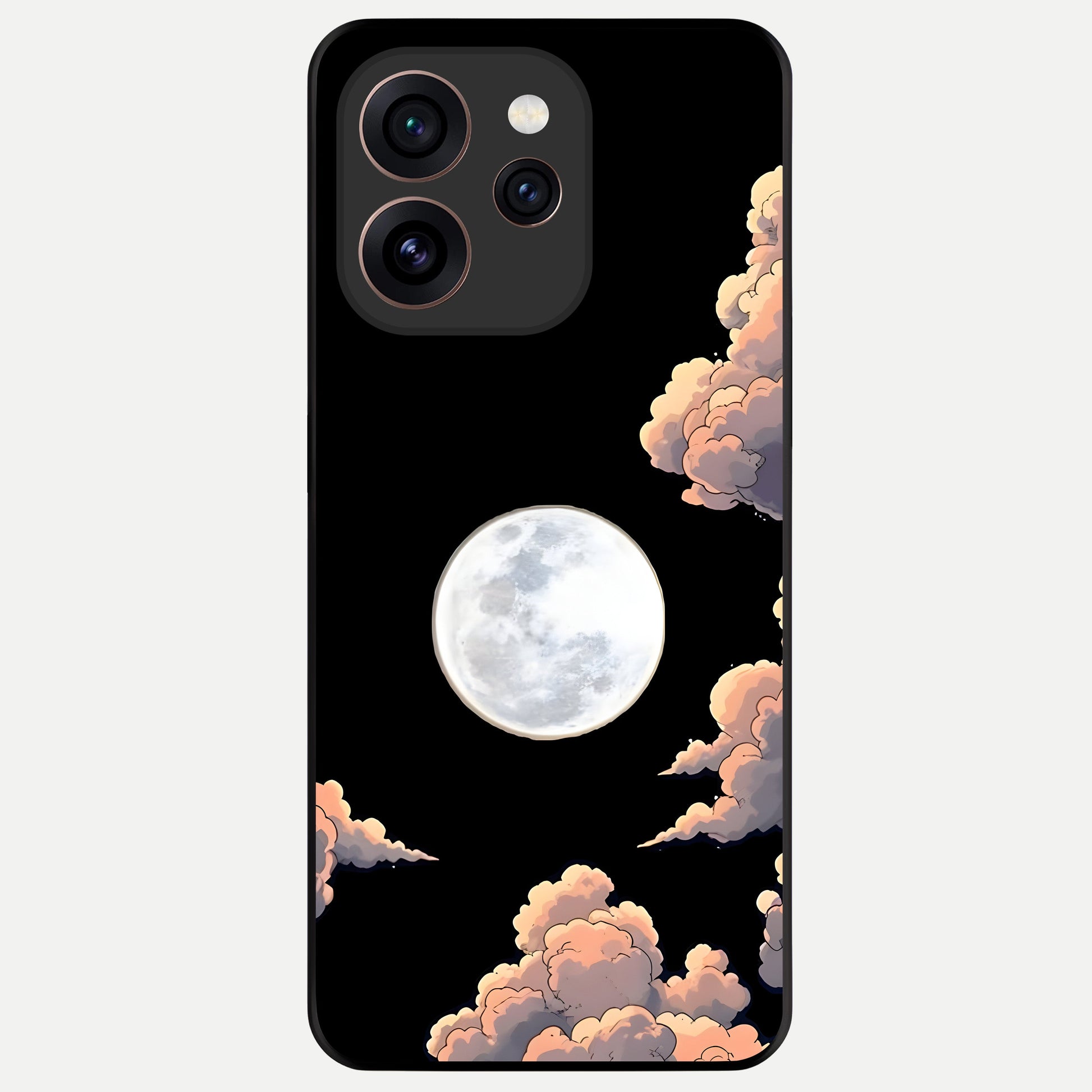  Shade Cloud Moon Glass Case For Oppo Reno 15 Pro back cover – full design glossy printed glass finish
