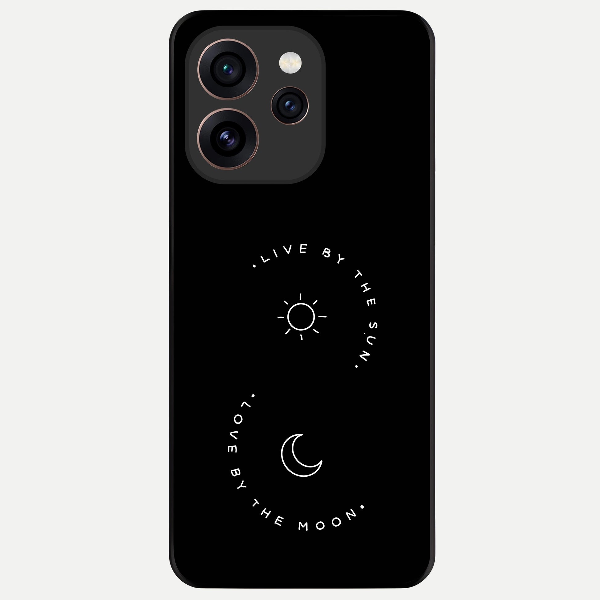  Sunflower Cat Art Glass Case For Oppo Reno 15 Pro back cover – full design glossy printed glass finish