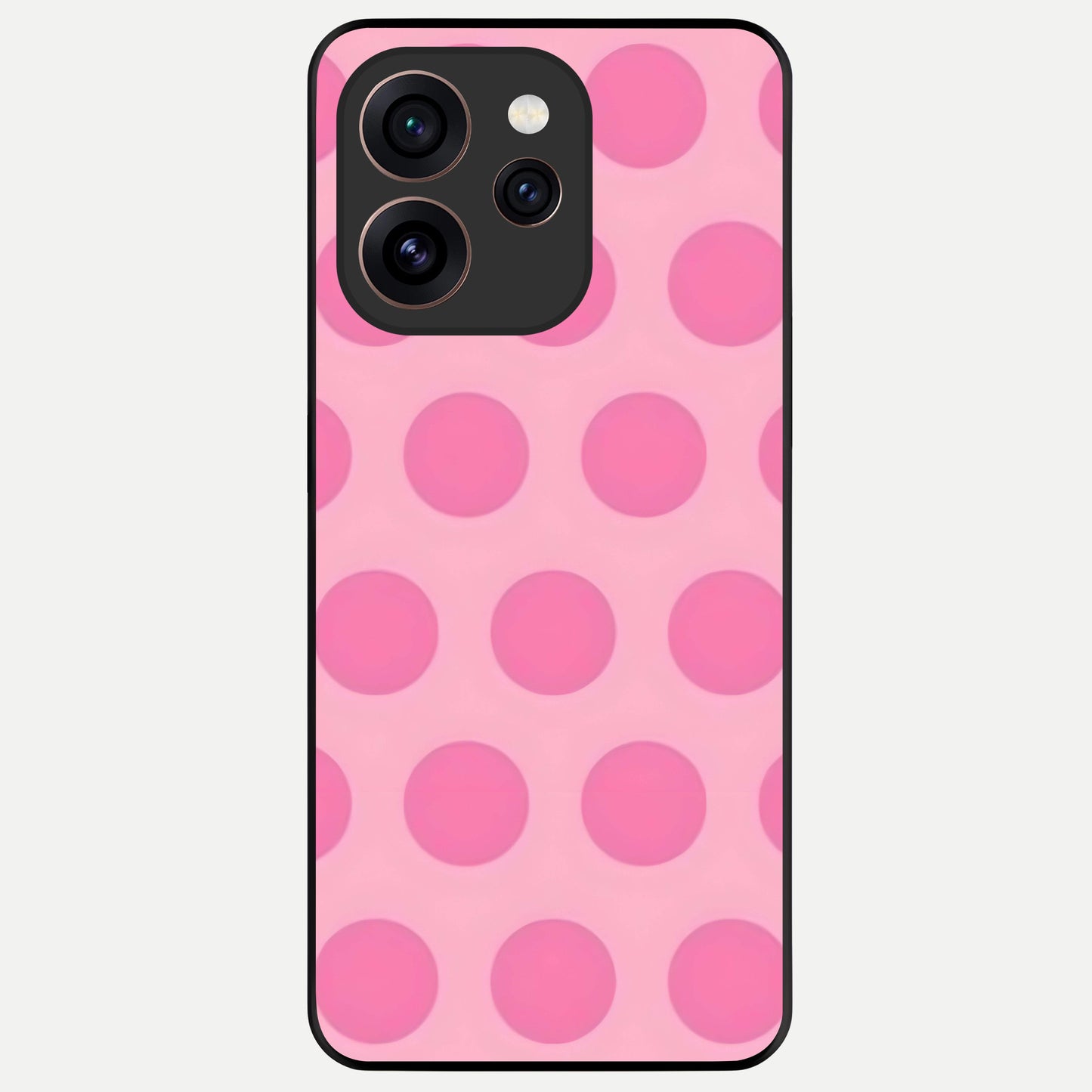  Sweet Dot Dreams Glass Case For Oppo Reno 15 Pro back cover – full design glossy printed glass finish