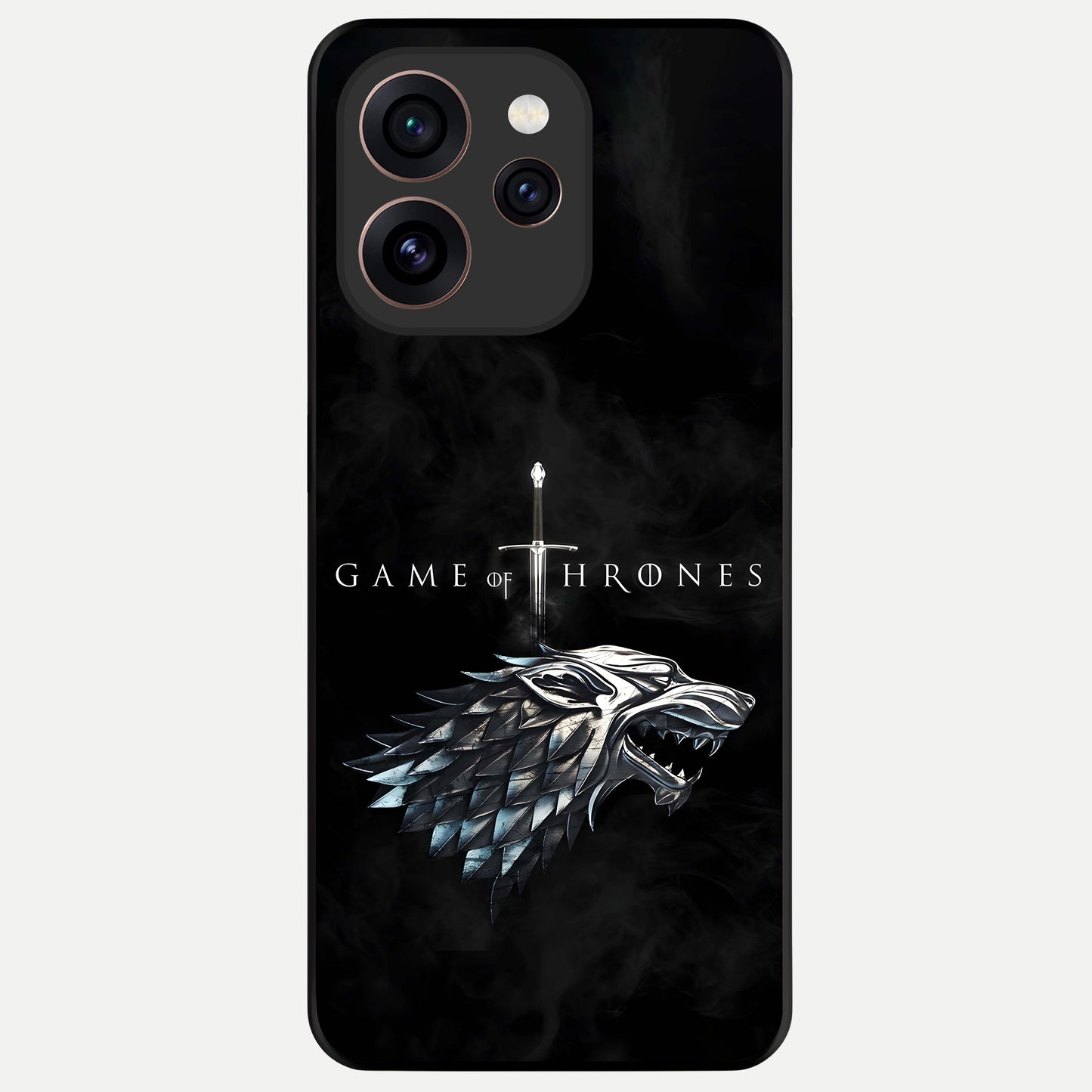  Throne Wolf Legacy Glass Case For Oppo Reno 15 Pro back cover – full design glossy printed glass finish