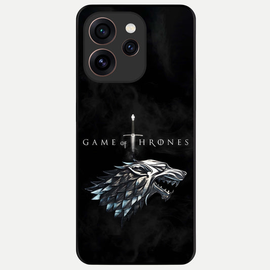  Throne Wolf Legacy Glass Case For Oppo Reno 15 Pro back cover – full design glossy printed glass finish