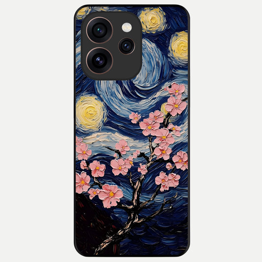  Van Gogh Scenery Glass Case For Oppo Reno 15 Pro back cover – full design glossy printed glass finish