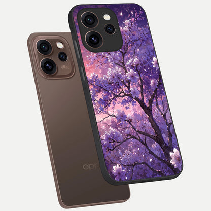  Blossom Tree phone case For Oppo Reno 15 Pro showing premium glass back cover with detailed artwork
