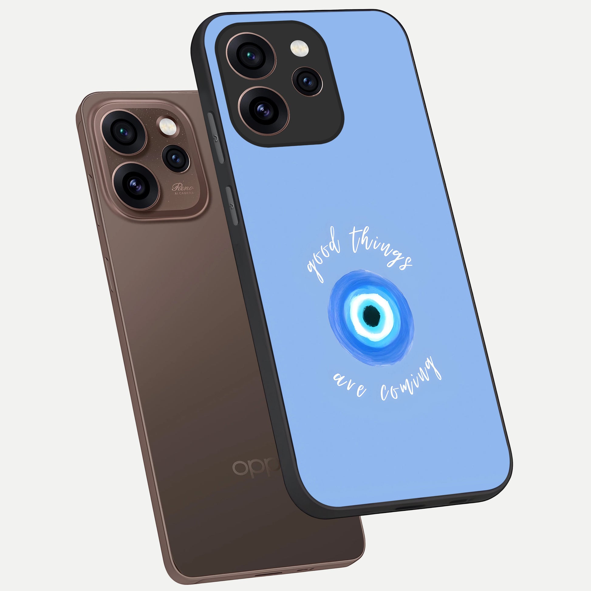  Bright Future Ahead phone case For Oppo Reno 15 Pro showing premium glass back cover with detailed artwork