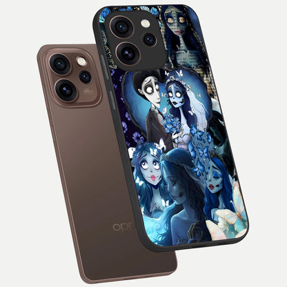  Butterfly Ghost Soul phone case For Oppo Reno 15 Pro showing premium glass back cover with detailed artwork
